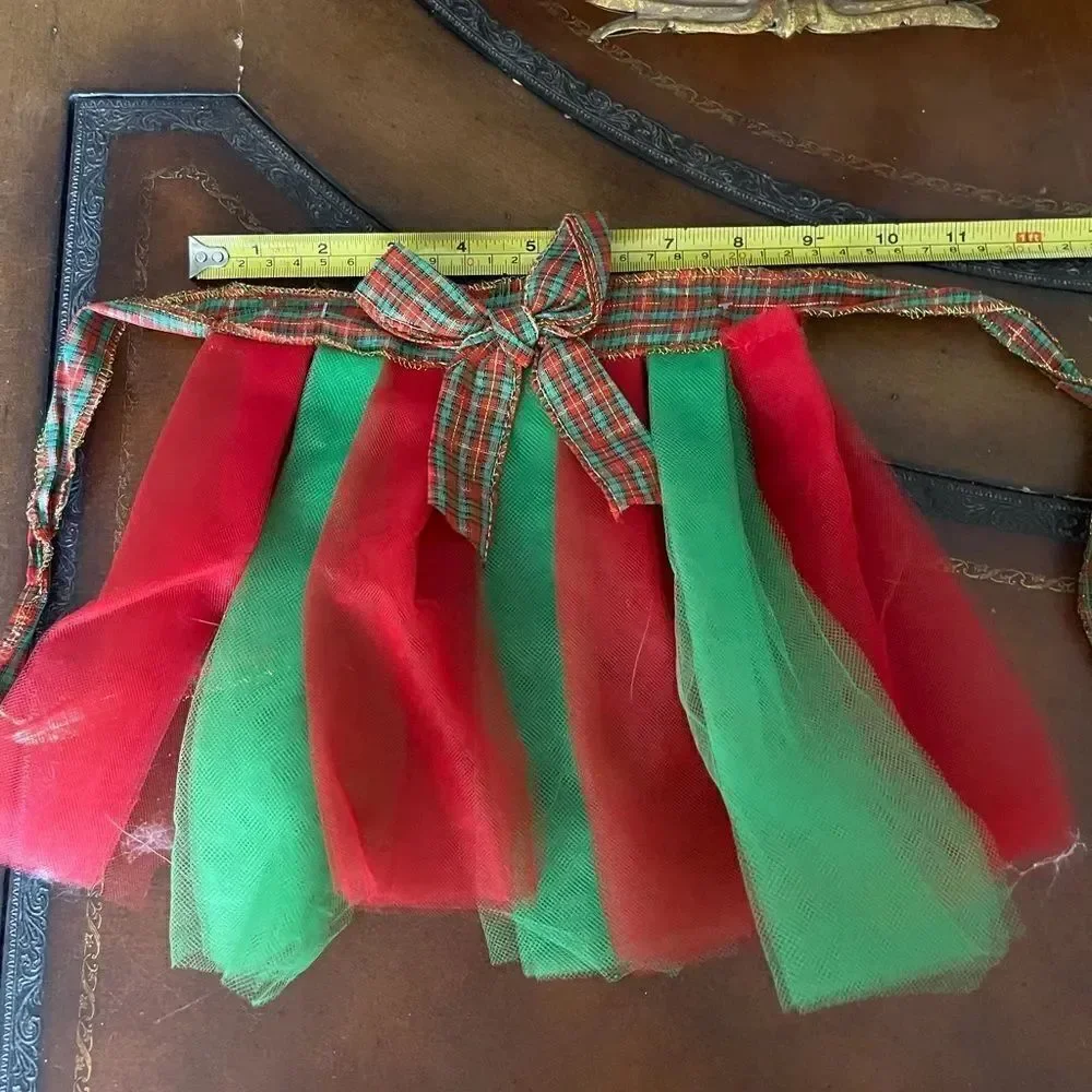 TULLE CHRISTMAS Dog Skirt!